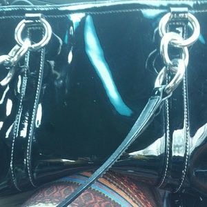 Patent leather Coach